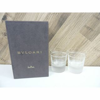 ブルガリ(BVLGARI)のM広012 / ブルガリ ローゼンタール コラボ ロックグラス ペア 箱付き(グラス/カップ)