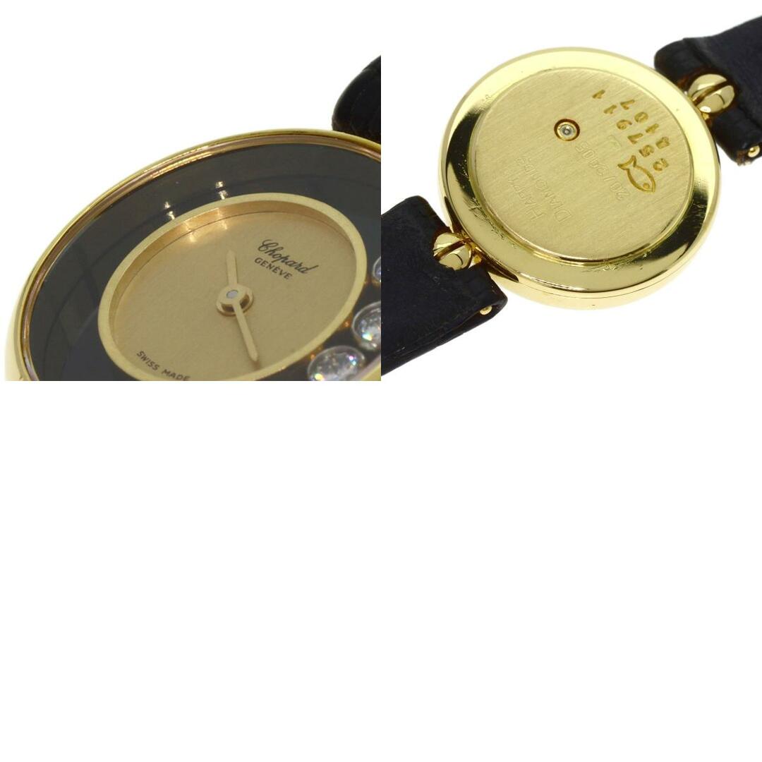Chopard(ショパール)のChopard 20/3095 ハッピーダイヤモンド  腕時計 K18YG 革 レディース レディースのファッション小物(腕時計)の商品写真