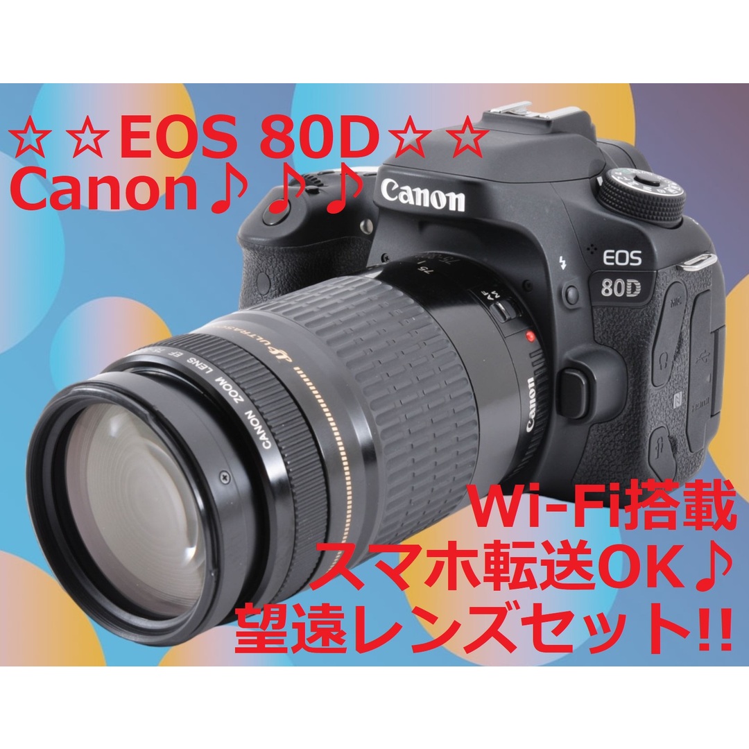 ☆望遠レンズセット!!☆ Canon キャノン EOS 80D #6112