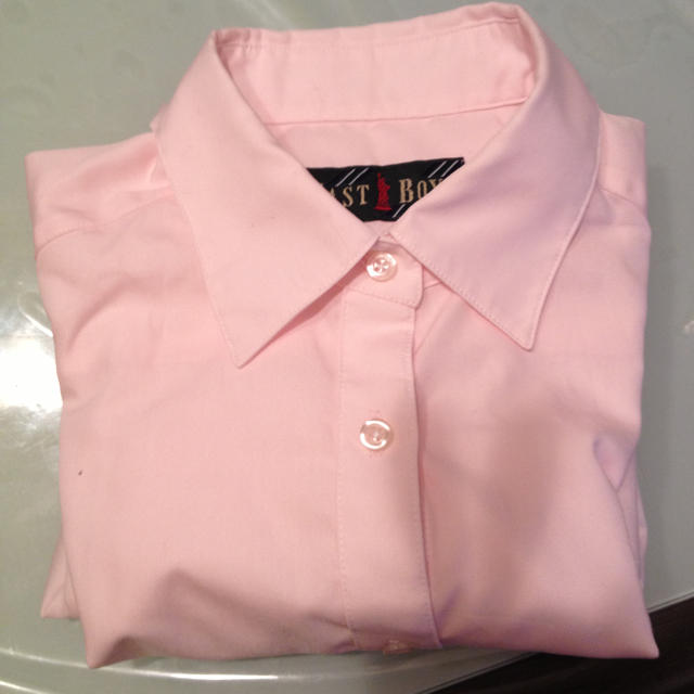 EASTBOY(イーストボーイ)のピンクシャツ レディースのトップス(シャツ/ブラウス(長袖/七分))の商品写真