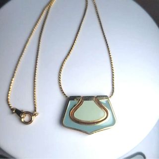 ゴールドネックレス  アクセサリー  レディース チェーン 女性 メンズ 中古(ネックレス)