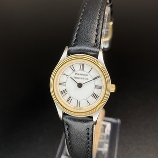 Tiffany ティファニー K14金 アンティーク腕時計　稼動品