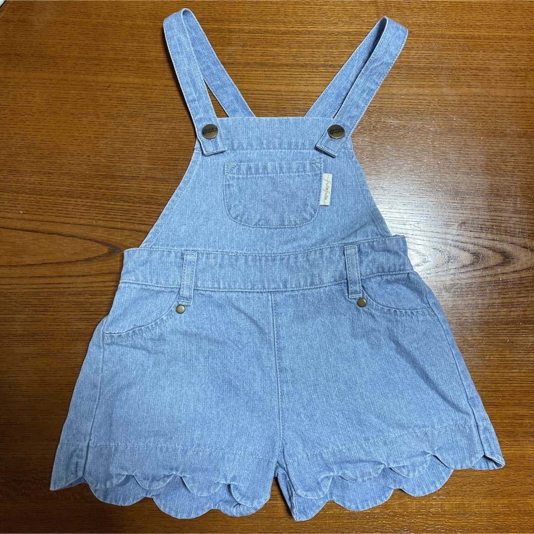 futafuta(フタフタ)のfutafuta サロペット　オーバーオール　90 キッズ/ベビー/マタニティのキッズ服女の子用(90cm~)(パンツ/スパッツ)の商品写真