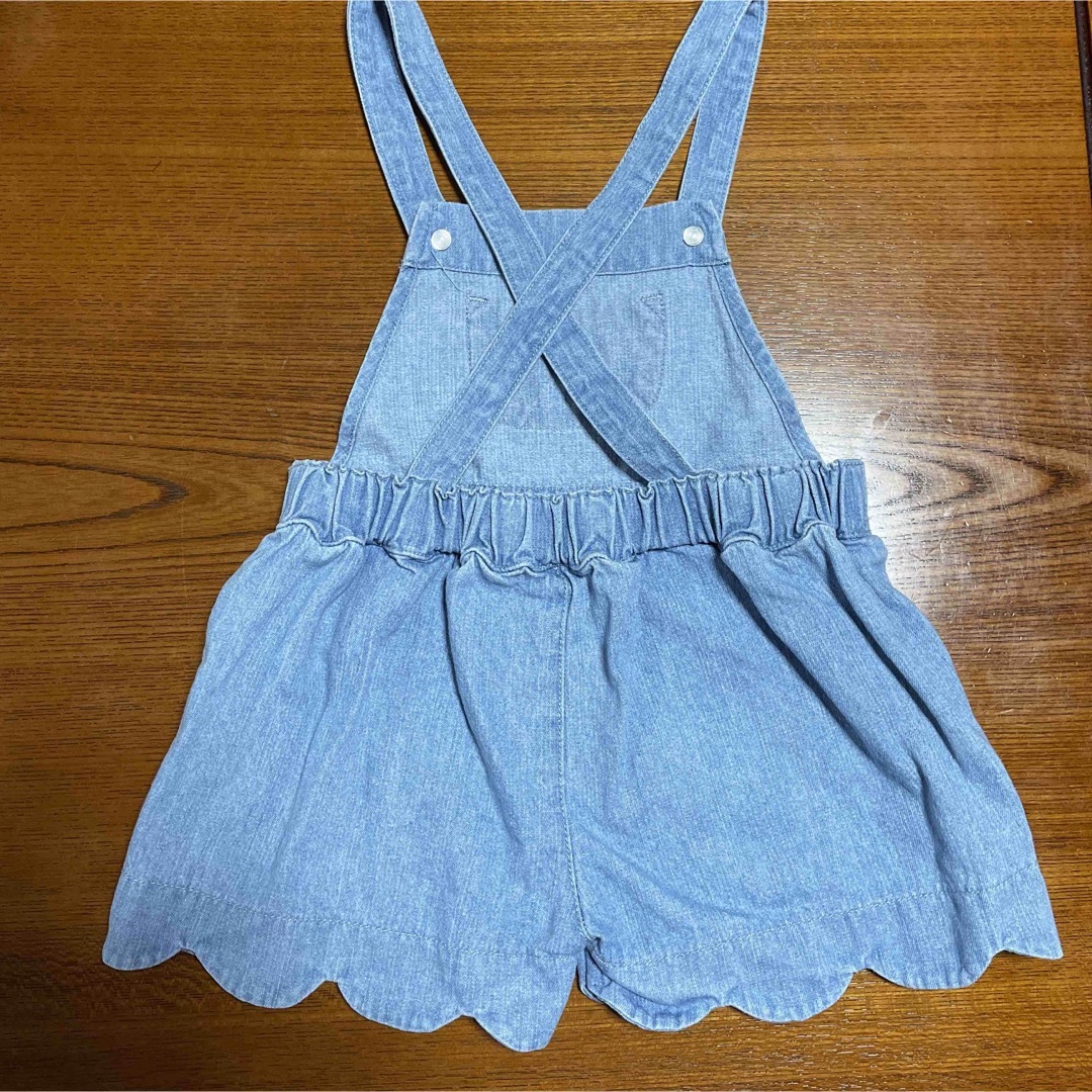 futafuta(フタフタ)のfutafuta サロペット　オーバーオール　90 キッズ/ベビー/マタニティのキッズ服女の子用(90cm~)(パンツ/スパッツ)の商品写真