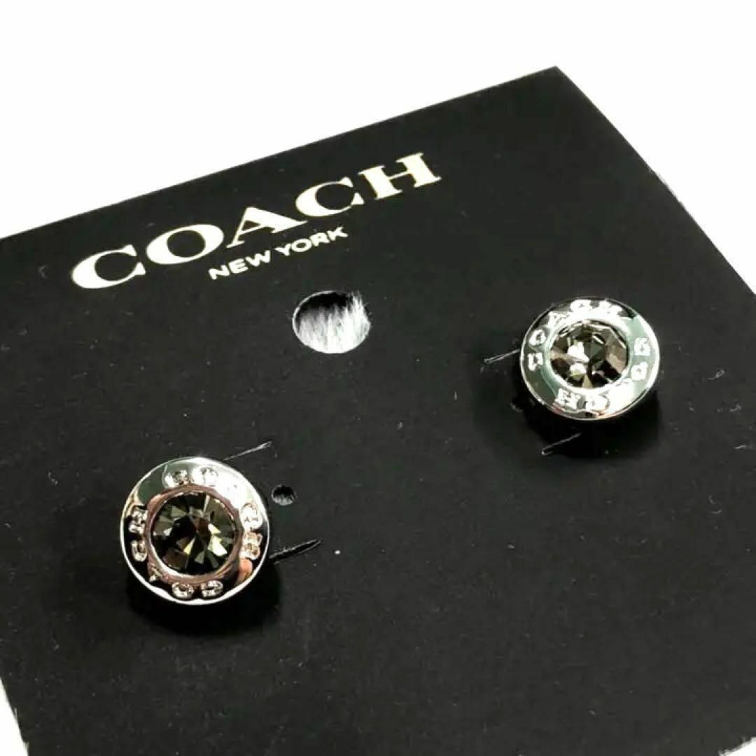 COACH(コーチ)の⭐coach⭐コーチ⭐メタルシルバーピアス 新品 両耳 レディースのアクセサリー(ピアス)の商品写真