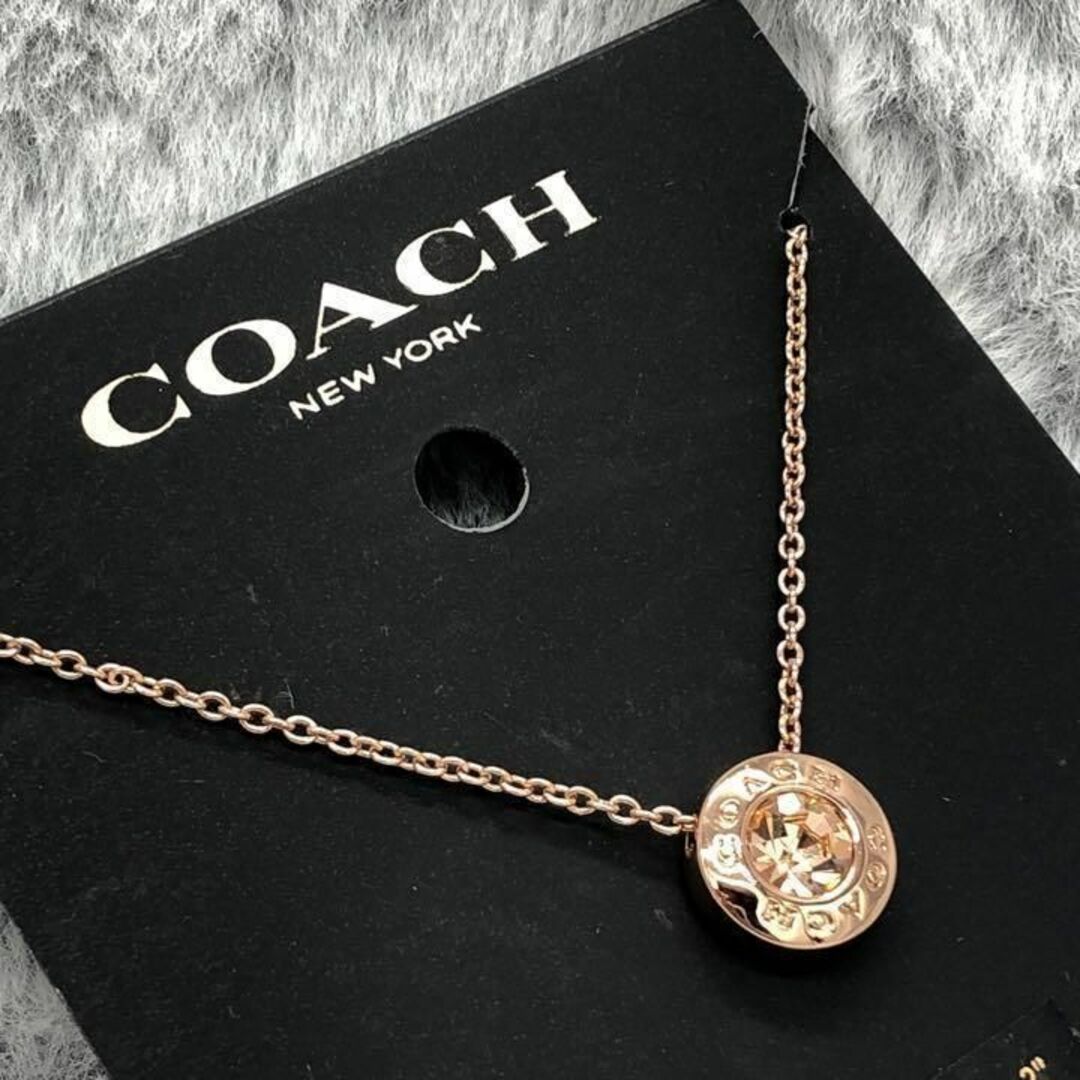 《新品》COACH コーチ ローズゴールド ネックレス