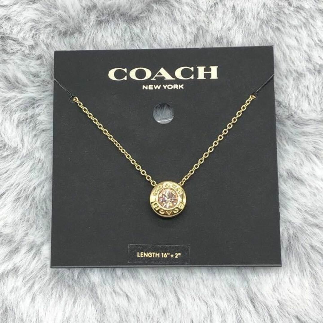 COACH(コーチ)の⭐COACH⭐コーチ⭐新品 ゴールドネックレス レディースのアクセサリー(ネックレス)の商品写真