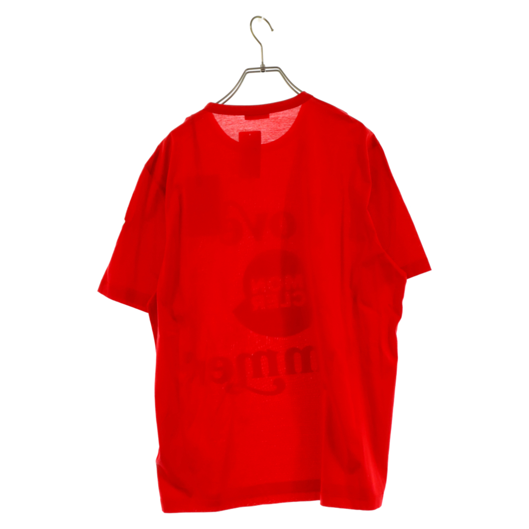 MONCLER モンクレール 21SS プリント 半袖Tシャツ カットソー レッド G10918C7D610