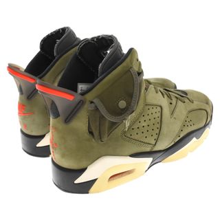 NIKE ナイキ ×TRAVIS SCOTT AIR JORDAN 6 RETRO SP CN1084-200 トラヴィススコット ジョーダン6 ハイカットスニーカー US8.5/26.5cm カーキ/オリーブ/ブラック