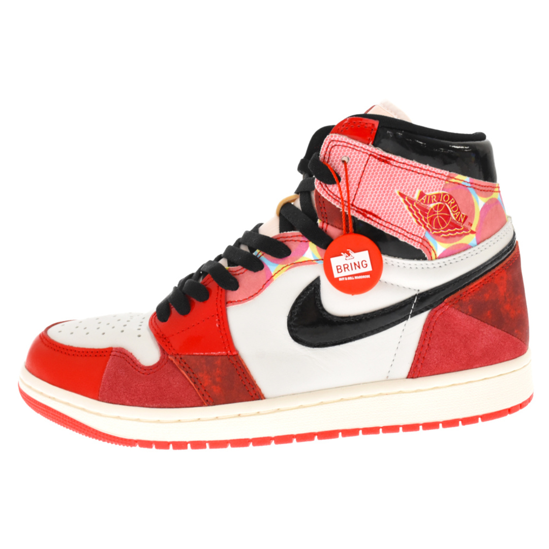 NIKE ナイキ AIR JORDAN 1 RETRO HIGH OG SPIDER-MAN エアジョーダン1 レトロハイオリジナル スパイダーマン ハイカットスニーカー DV1748-601 レッド US10/28.0cm