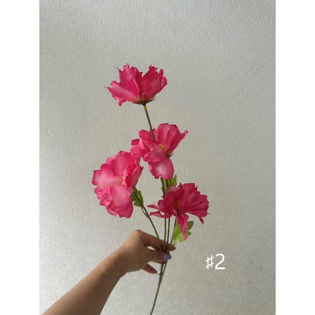 光触媒夕顔アートフラワー ピオニー造花2本セットの通販 by 光触媒夕顔アートフラワー ピオニー造花2本セットの通販 by