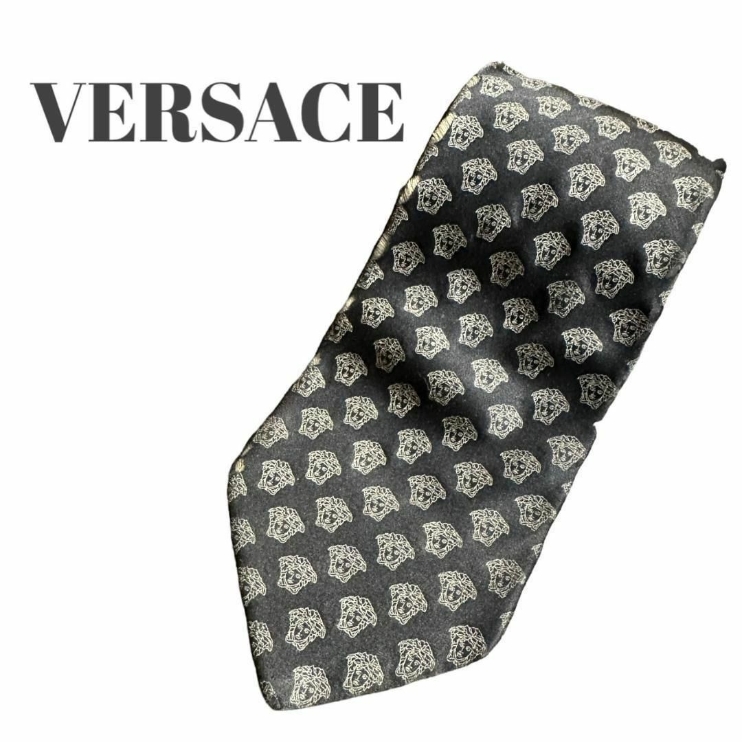 【VERSACE】ヴェルサーチ　絹100％　イタリア製　　ネクタイ　上質　高級
