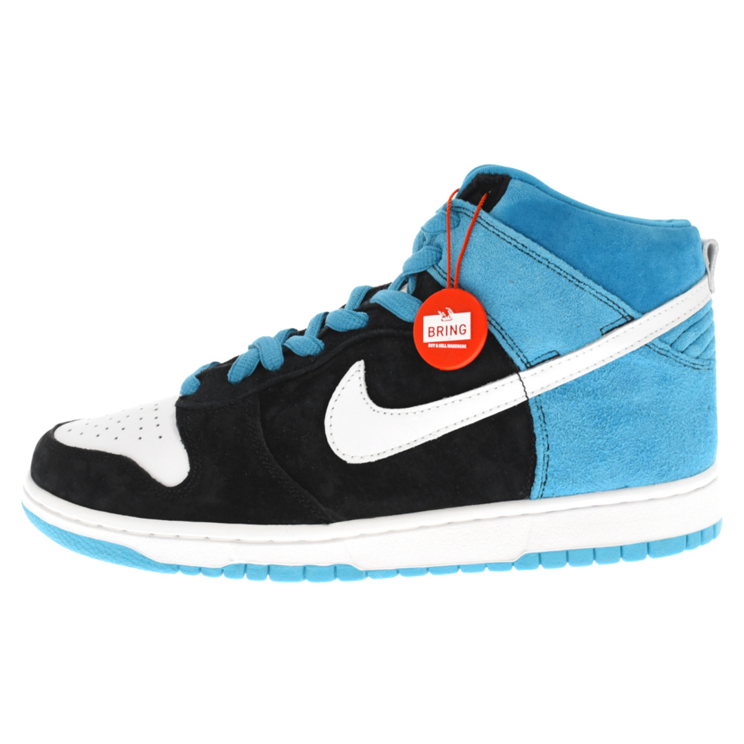 NIKE SB ナイキエスビー DUNK HIGH PRO SB Send Help CONSOLIDATED 黒青 コンソリデーテッド ダンクハイカットスニーカー ブラック/ブルー US9.5/27.5cm 305050-014