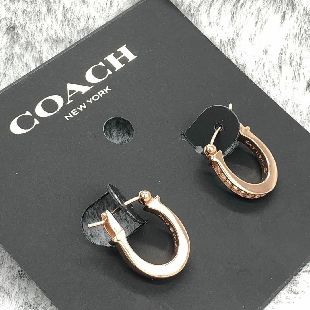 COACH - ⭐COACH⭐コーチ⭐新品 両耳ピアス ローズゴールド C ...