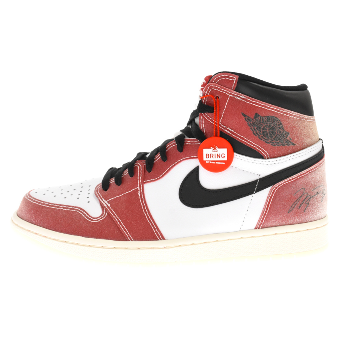 NIKE ナイキ ×The Trophy Room AIR JORDAN 1 RETRO HIGH OG SP Chicago トロフィールーム エアジョーダン1 シカゴ ハイカットスニーカーシューズ レッド US10 DA2728-100