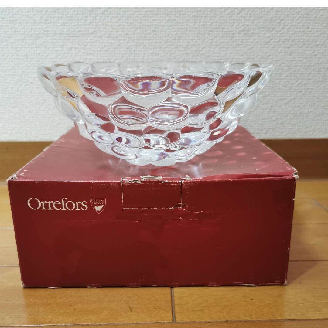 Orrefors オレフォス　RASPBERRY ラズベリー  BOWL ボウル