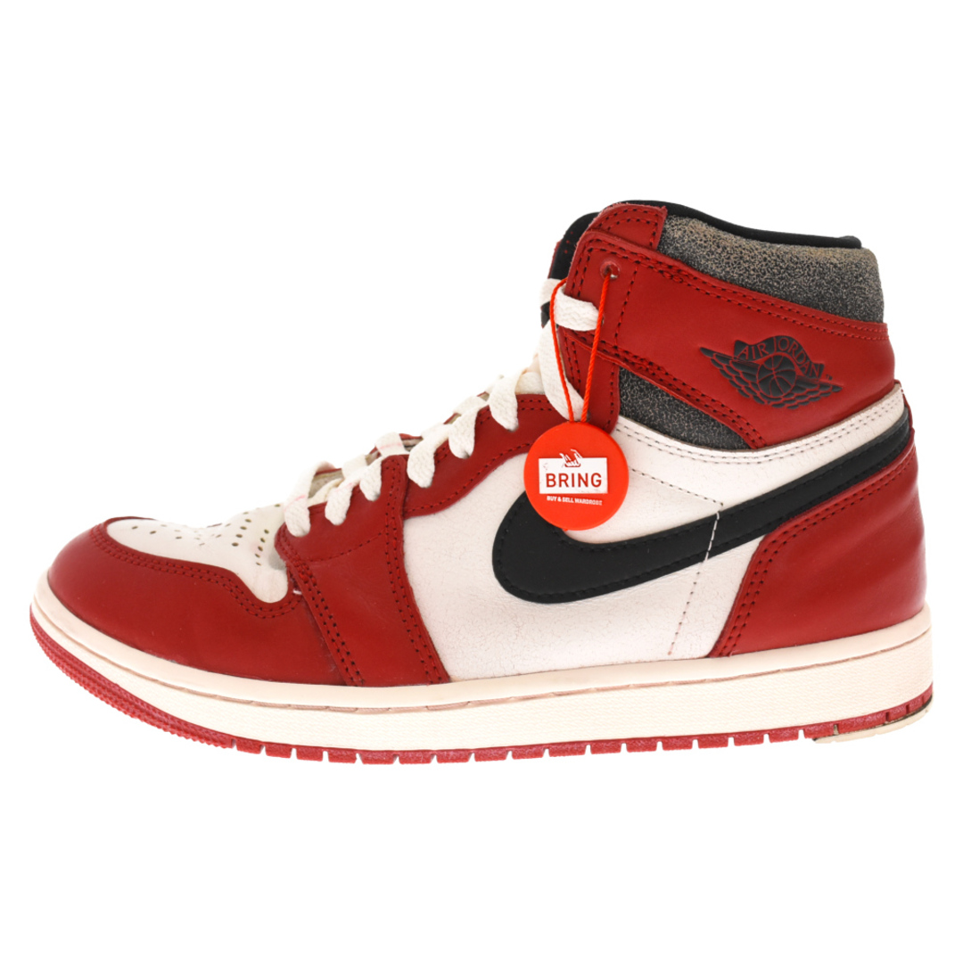 NIKE ナイキ AIR JORDAN1 RETRO HIGH OG CHICAGO LOST & FOUND エアジョーダン 1 ハイカットスニーカー シカゴ ロスト ファウンド ホワイト/レッド US8.5 DZ5485-612