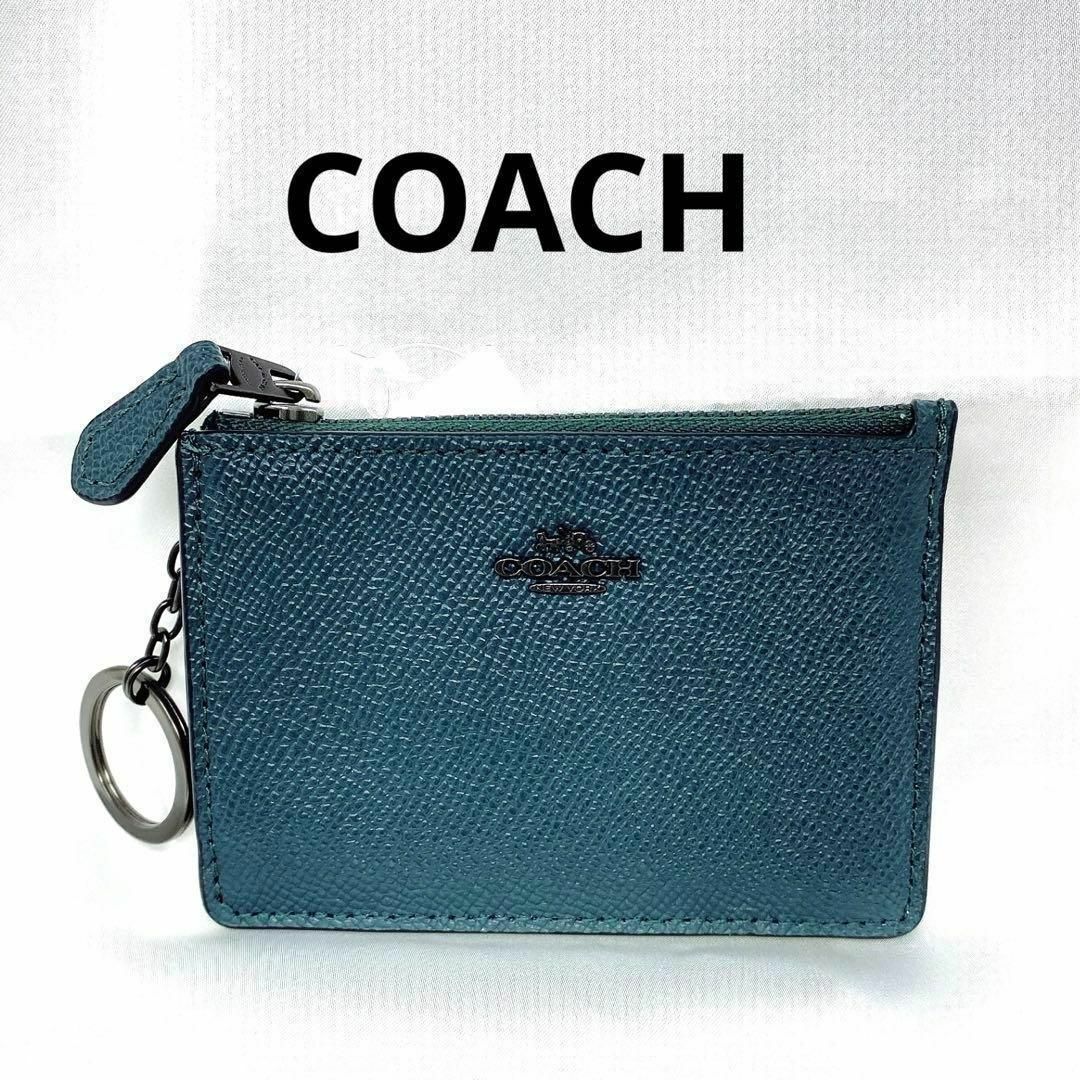 ⭐COACHコーチ新品 コインIDパスケース フラグメントケース 深緑 ...