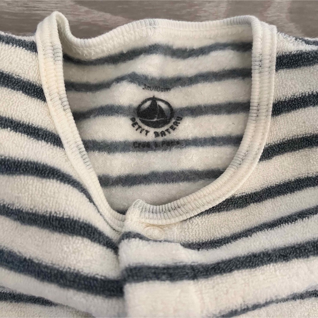 プチバトー PETIT BATEAU ロンパース カバーオール