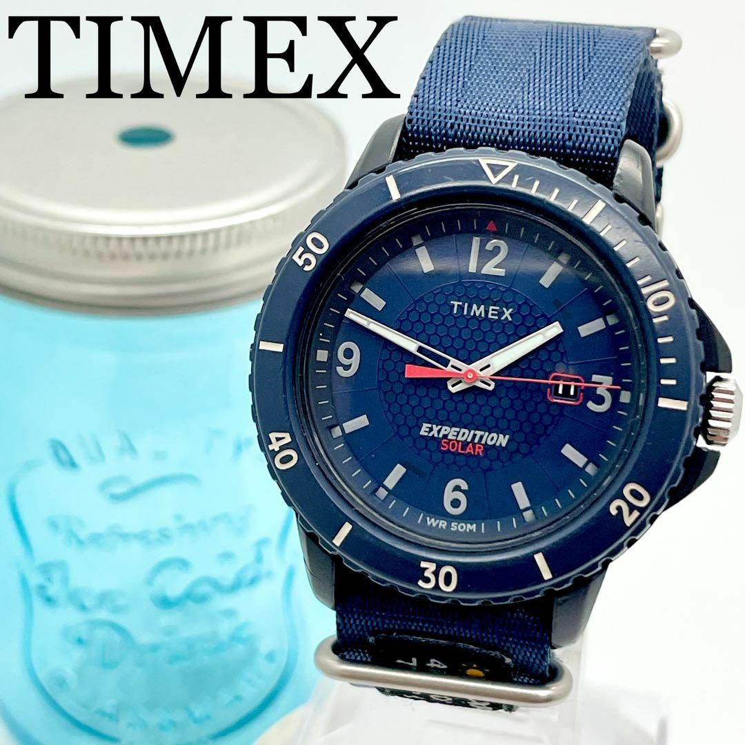 TIMEX    TIMEX タイメックス時計 メンズ腕時計 ネイビー 箱付き