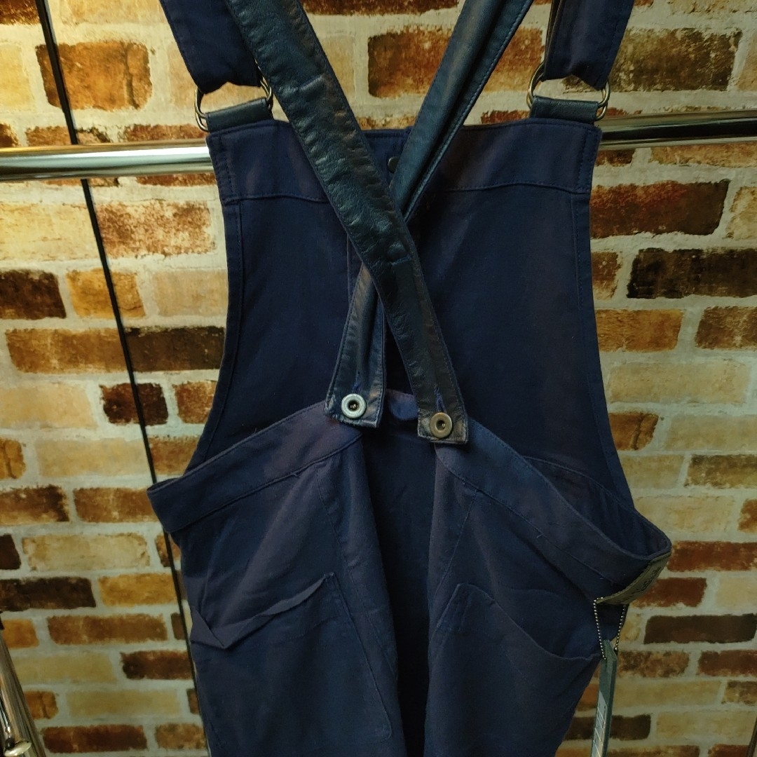 BACKLASH#サルエルサロペットパンツ#バックラッシュ#レザーデニム-