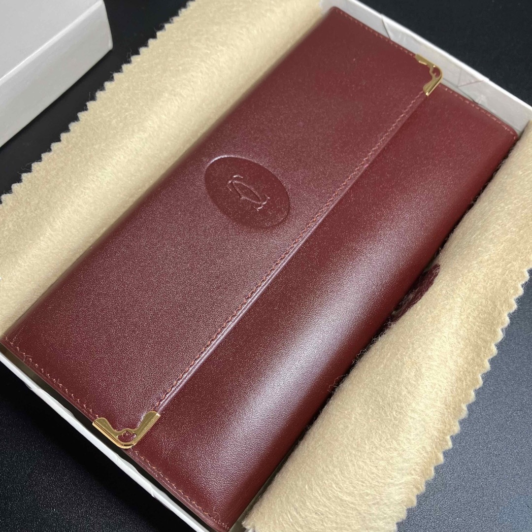 Cartier - 【未使用 正規品】美品 カルティエ 長財布 大容量 三つ折り