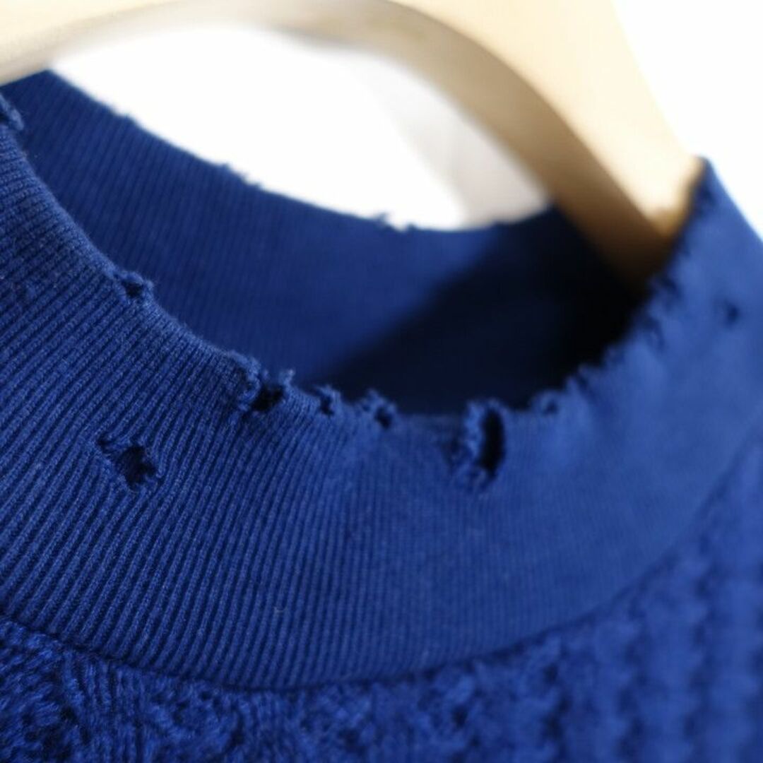 美品】アンダーカバー ウールカシミア ダメージ加工ニット UNDERCOVER-
