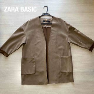 ザラ(ZARA)のZARA🍁ノーカラーコート薄手(トレンチコート)