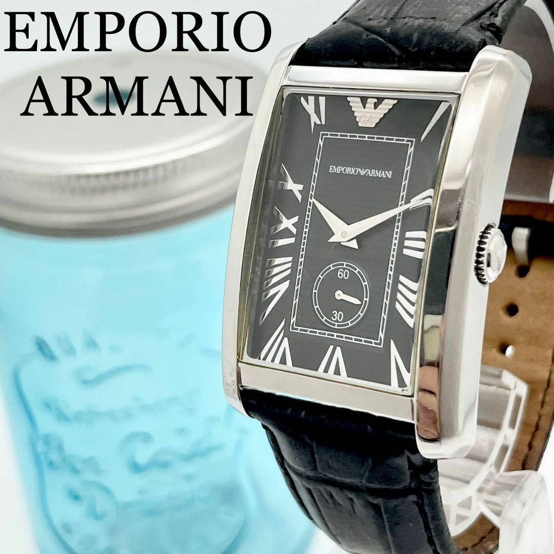 Emporio Armani - 491 エンポリオアルマーニ時計 箱付き メンズ腕時計