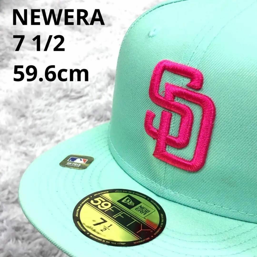 ニューエラNEWERA キャップ帽子mint 59.6サンディエゴパドレス