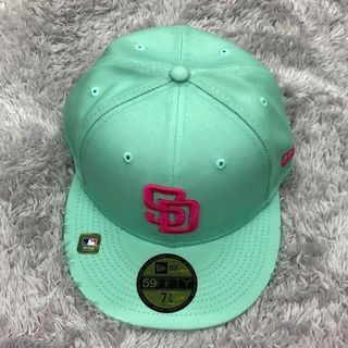 ⭐NEWERA⭐ニューエラ⭐新品フラットキャップ mintミント58.7㎝