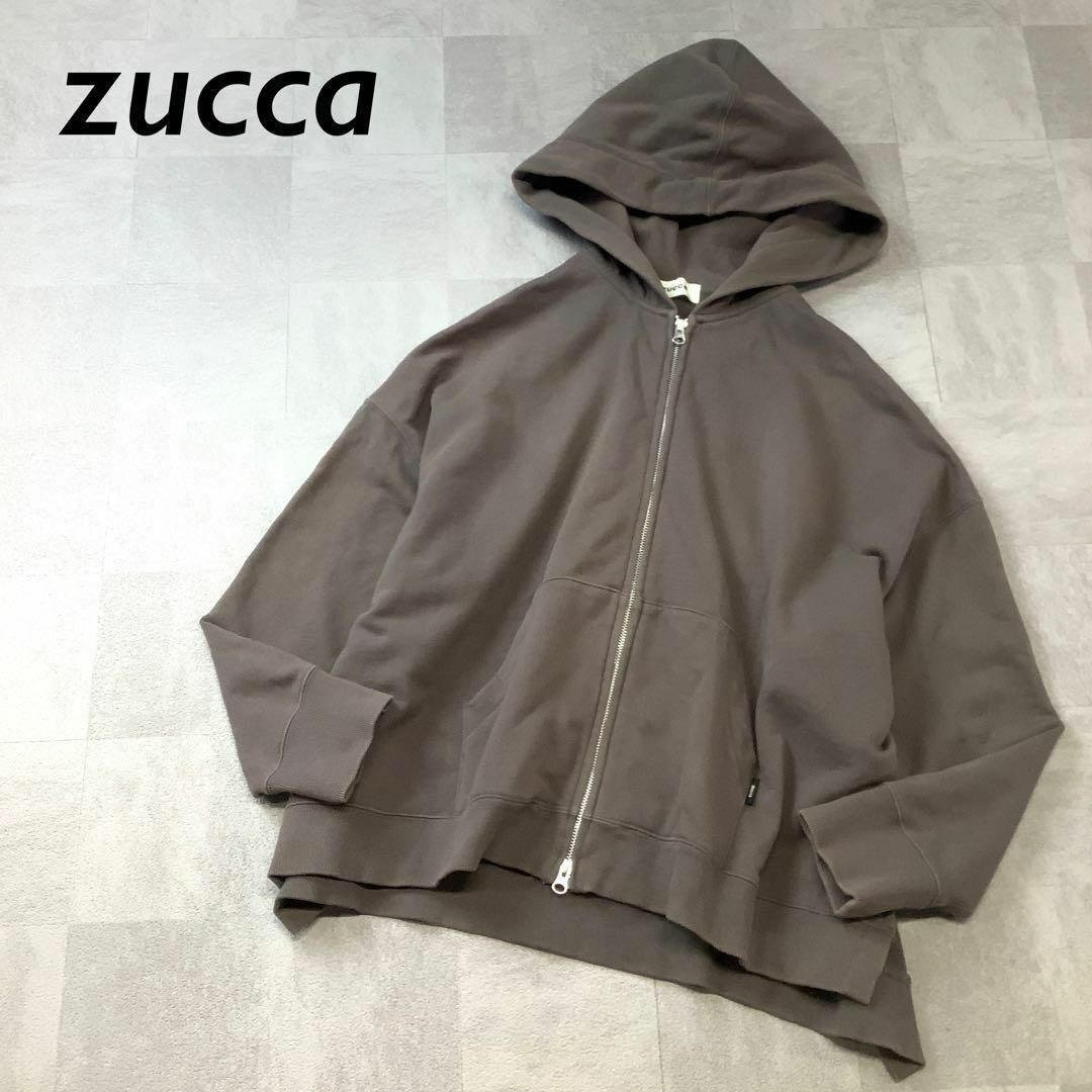 zucca  ジップアップパーカー　ブラック