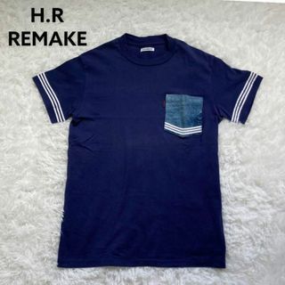 ハリウッドランチマーケット(HOLLYWOOD RANCH MARKET)のHRM ハリウッドランチマーケット　リメイク　ポケット　Tシャツ　デニム(Tシャツ/カットソー(半袖/袖なし))