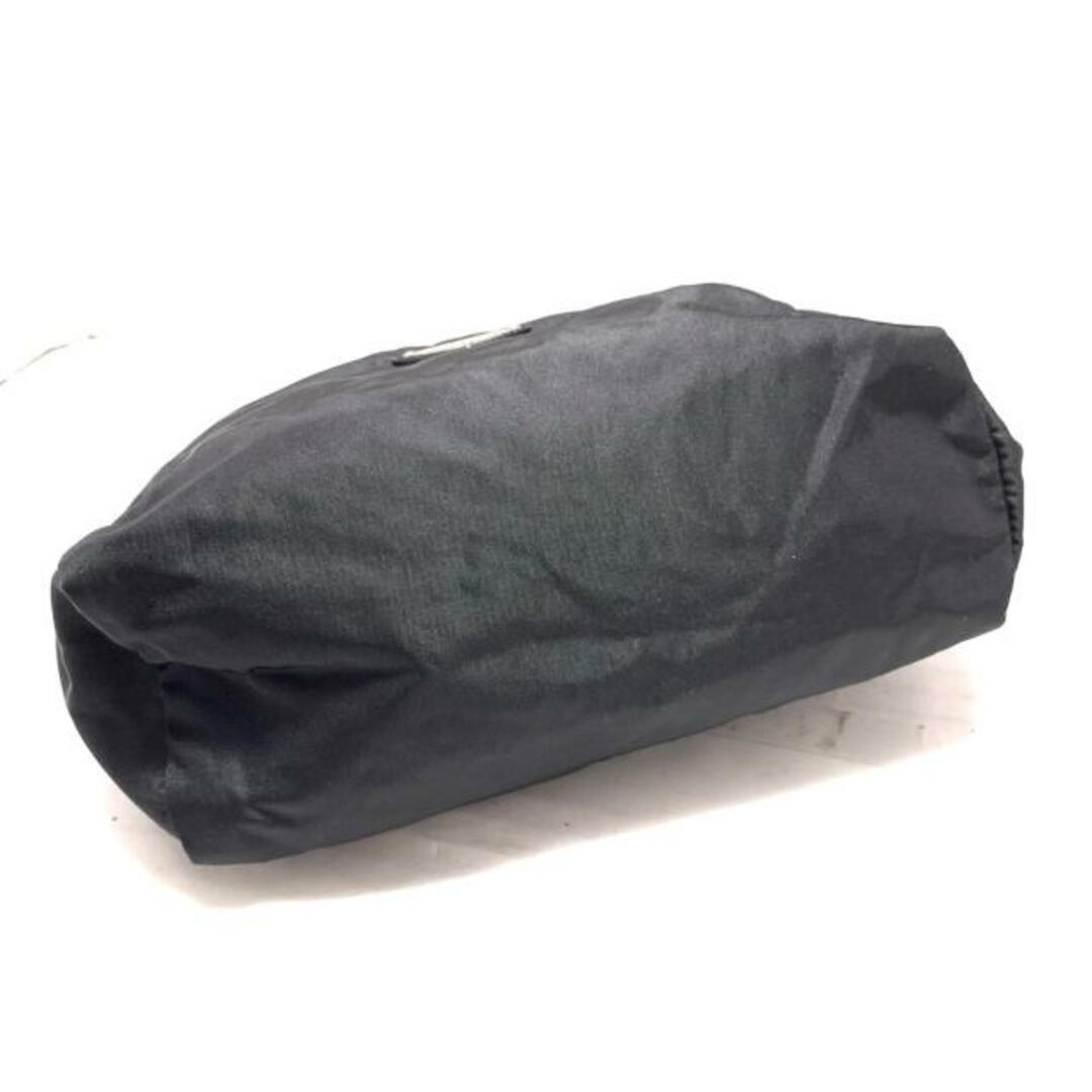 PRADA(プラダ)のプラダ ポーチ 黒×シルバー ナイロン レディースのファッション小物(ポーチ)の商品写真