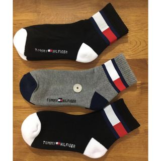 トミーヒルフィガー(TOMMY HILFIGER)の新品トミーヒルフィガーTOMMY HILFIGERメンズソックス3足セット460(ソックス)