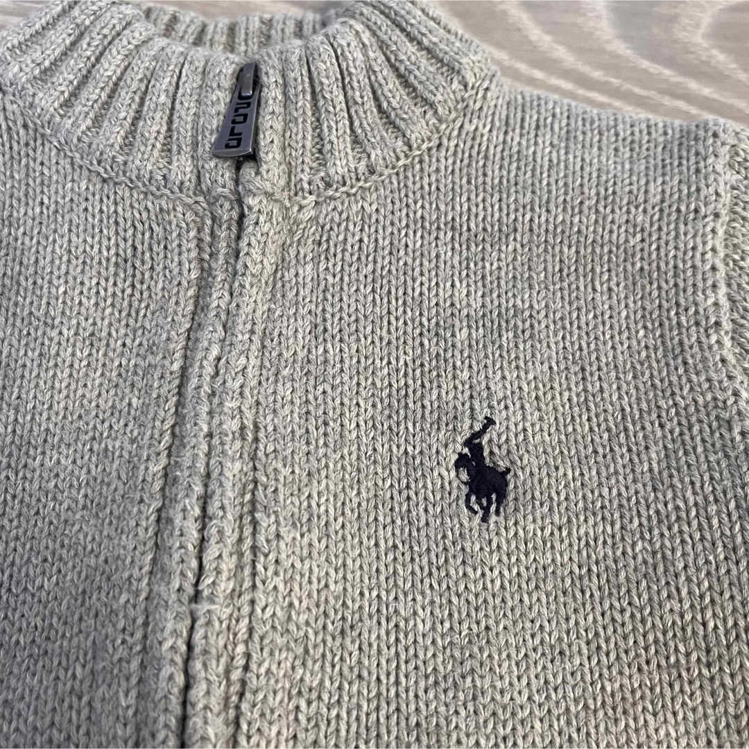 RALPH LAUREN BABY コットン フルジップ セーター