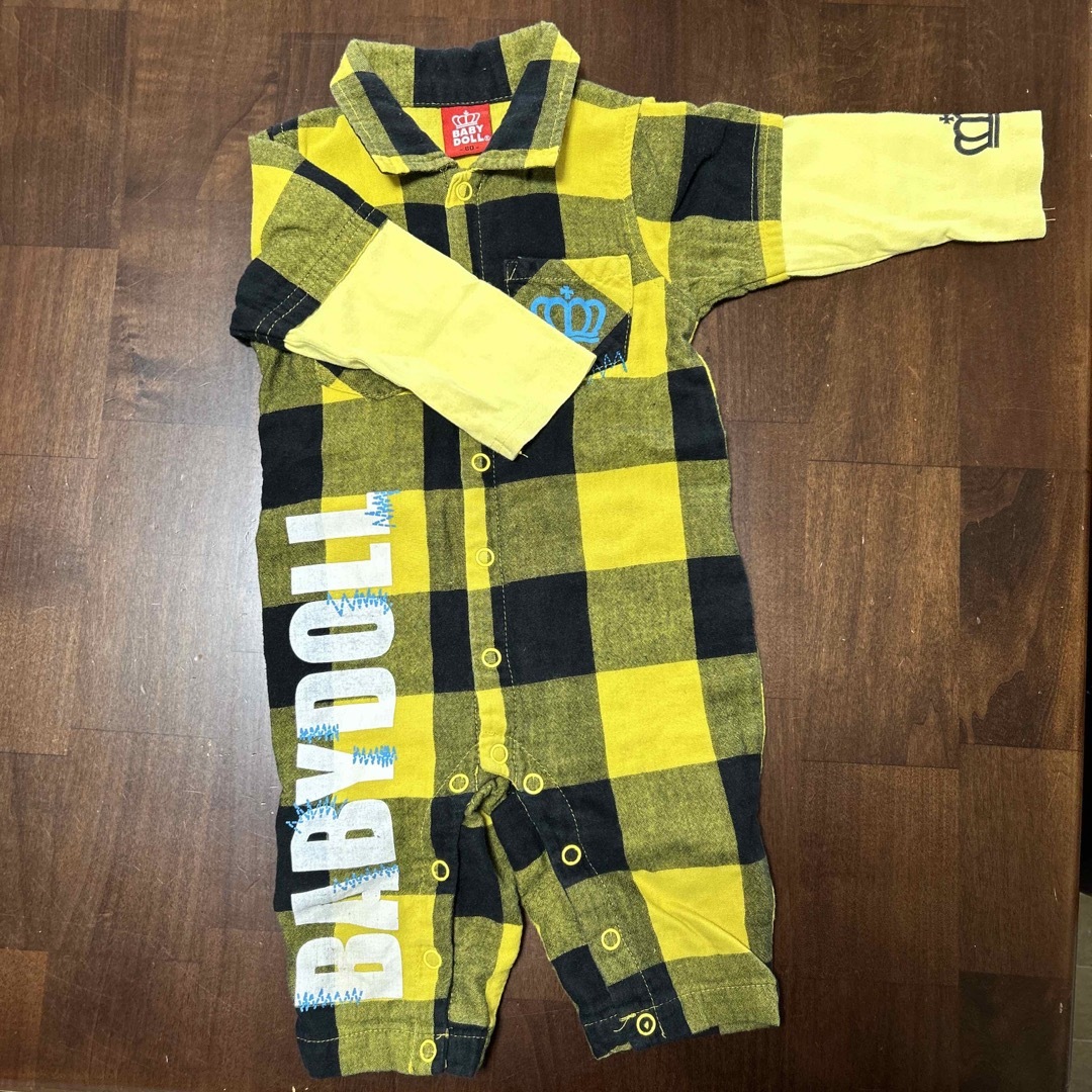 BABYDOLL(ベビードール)のBABY DOLL 子供服 80センチ キッズ/ベビー/マタニティのベビー服(~85cm)(ロンパース)の商品写真