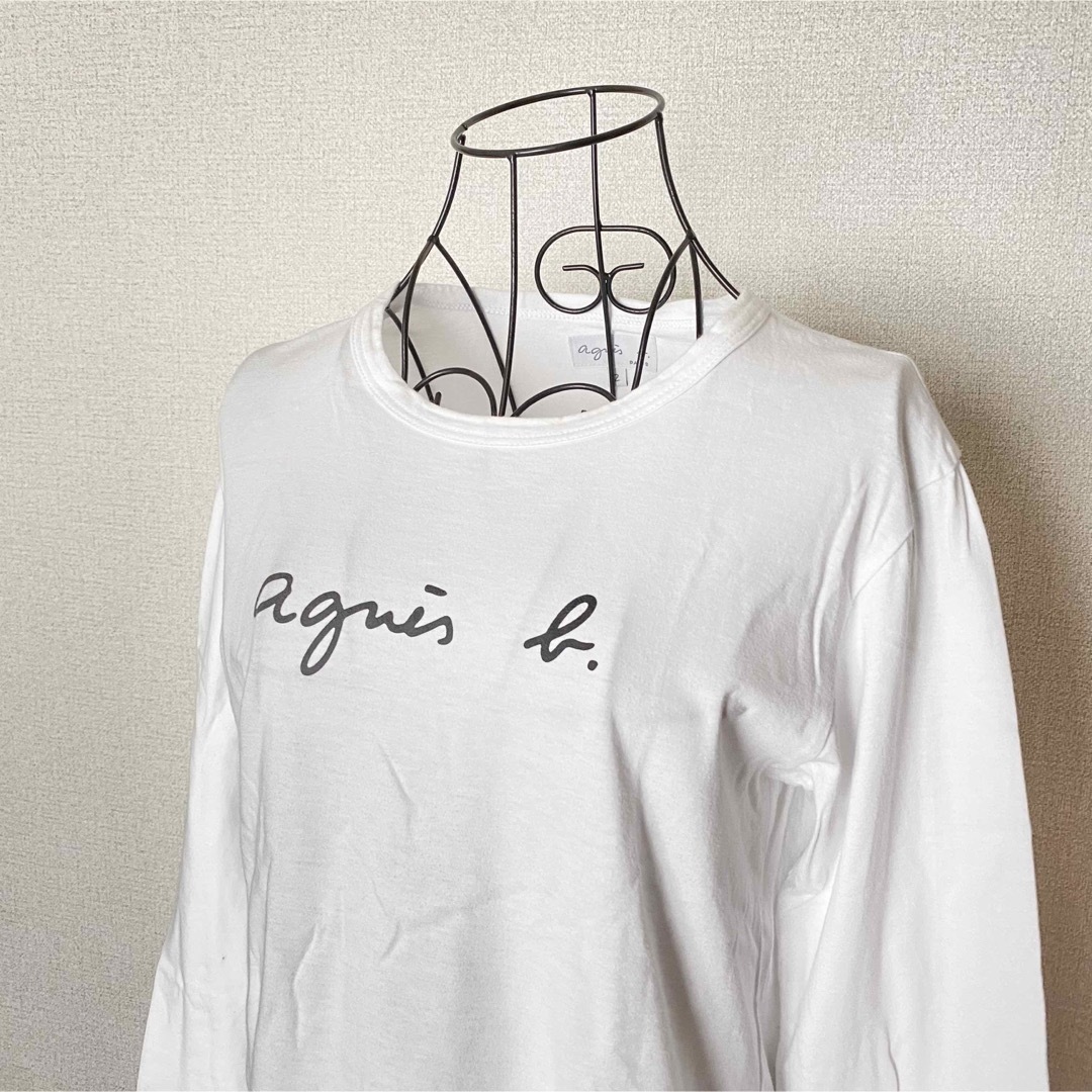 agnes b.(アニエスベー)のagnes b. アニエスベー　長袖　ロゴTシャツ レディースのトップス(Tシャツ(長袖/七分))の商品写真