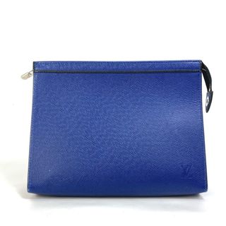 ルイヴィトン(LOUIS VUITTON)のルイヴィトン LOUIS VUITTON ポシェットヴォワヤージュ MM M30575 タイガ カバン ポーチ セカンドバッグ タイガレザー タイガコバルト ブルー(セカンドバッグ/クラッチバッグ)