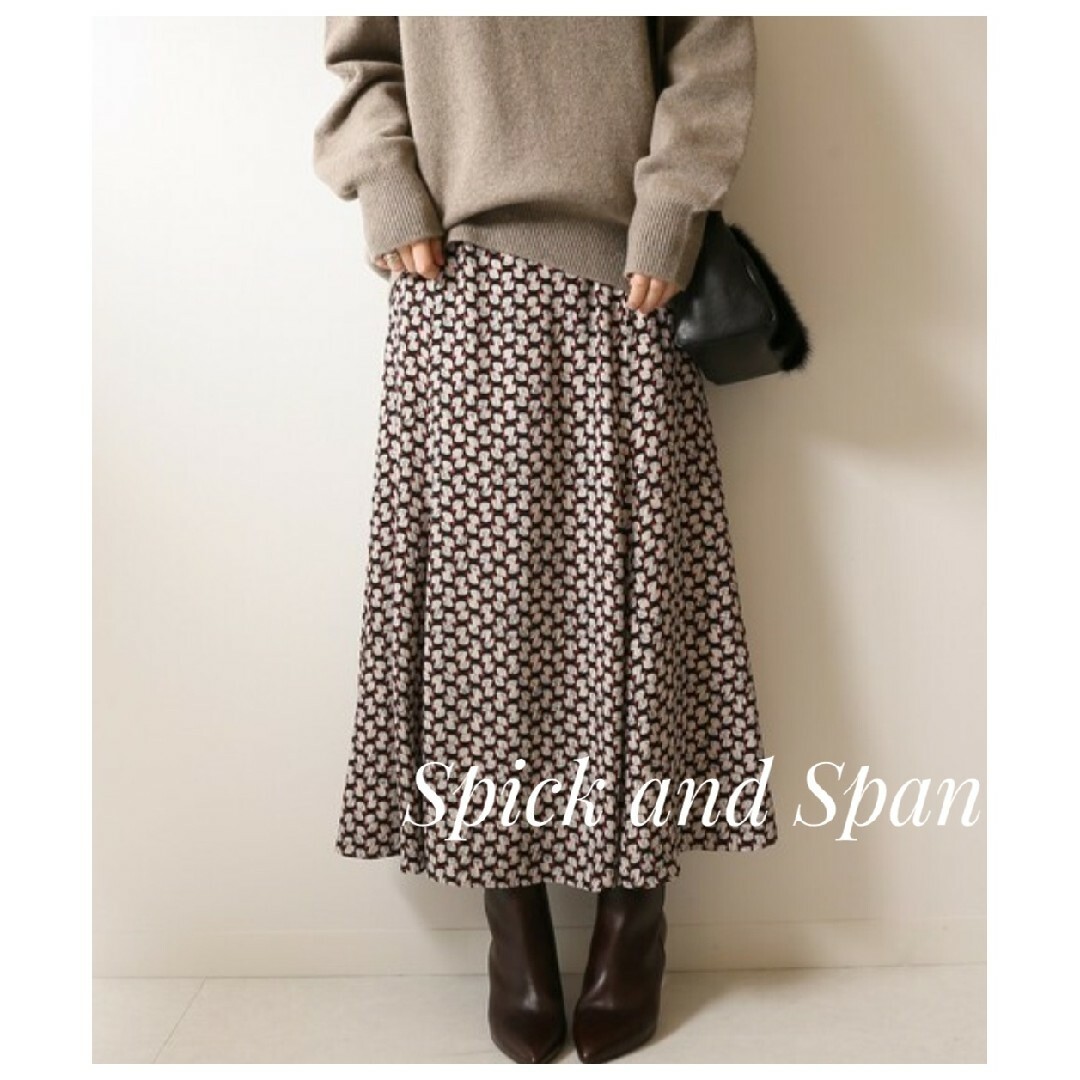 Spick & Span - Spick & Span キカプリントフレアスカート 36 スピック ...