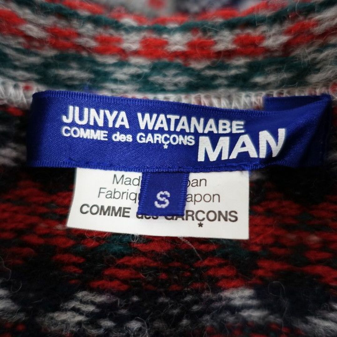 【良品】ジュンヤワタナベマン　フェアアイル柄Ｖネックニット　JUNYA 7