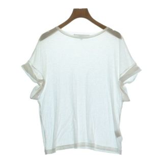 ルシェルブルー(LE CIEL BLEU)のLE CIEL BLEU ルシェルブルー Tシャツ・カットソー 36(S位) 白 【古着】【中古】(カットソー(半袖/袖なし))