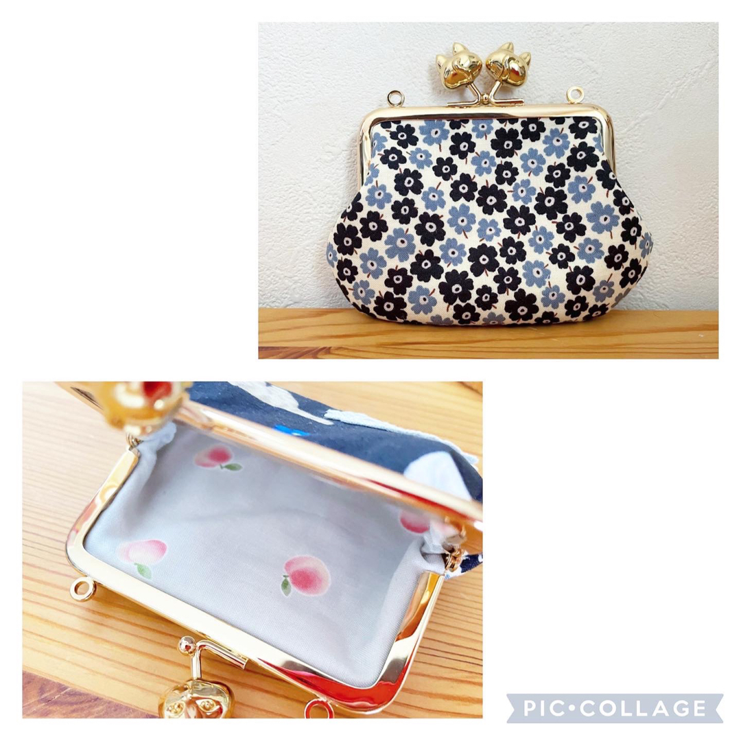 franche lippee(フランシュリッペ)のがま口＊いたずらねこ＊フランシュリッペ ハンドメイドのファッション小物(ポーチ)の商品写真