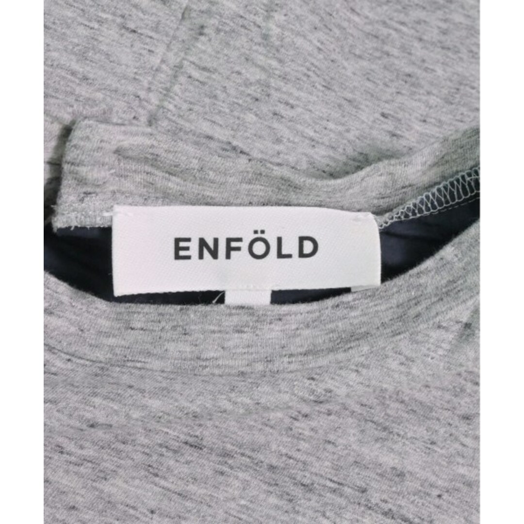 ENFOLD エンフォルド Tシャツ・カットソー 38(M位) グレー