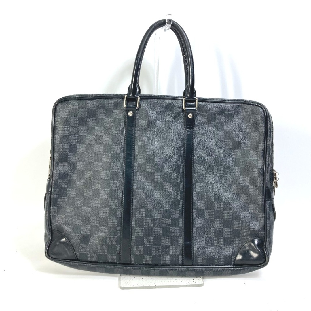 ルイヴィトン LOUIS VUITTON ポルトドキュマン ヴォワヤージュ PDV N41125 ダミエグラフィット ハンドバッグ カバン ビジネスバッグ ダミエグラフィットキャンバス ブラック