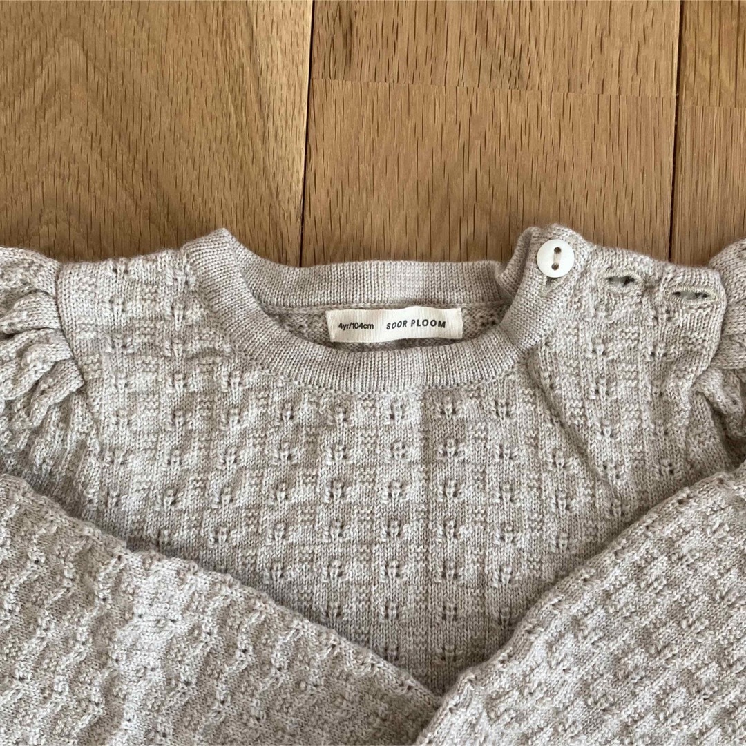 SOOR PLOOM(ソーアプルーム)のsoor ploom＊agnes sweater キッズ/ベビー/マタニティのキッズ服女の子用(90cm~)(ニット)の商品写真