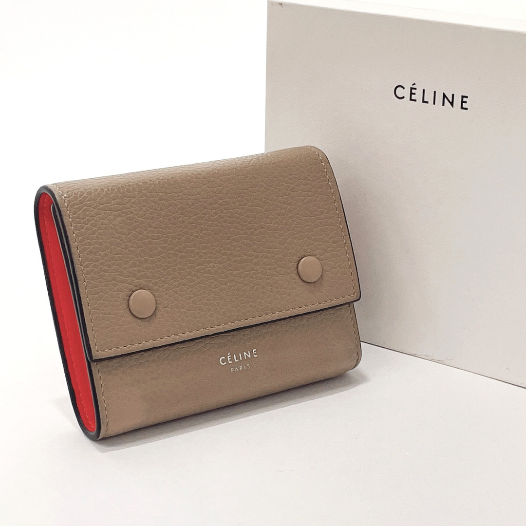 celine   セリーヌ 三つ折り財布 スモール フォールデッド マルチ