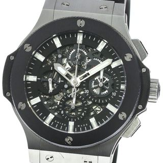 ウブロ(HUBLOT)のウブロ HUBLOT 311.SM.1170.RX ビッグバン アエロバン スチールセラミック 自動巻き メンズ 保証書付き_768272(腕時計(アナログ))