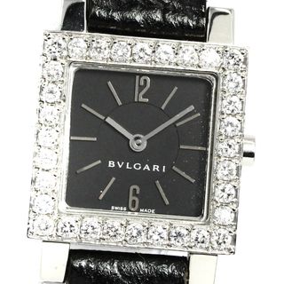 ブルガリ(BVLGARI)のブルガリ BVLGARI SQ22SLS クアドラード アフターダイヤベゼル クォーツ レディース _766307【ev10】(腕時計)