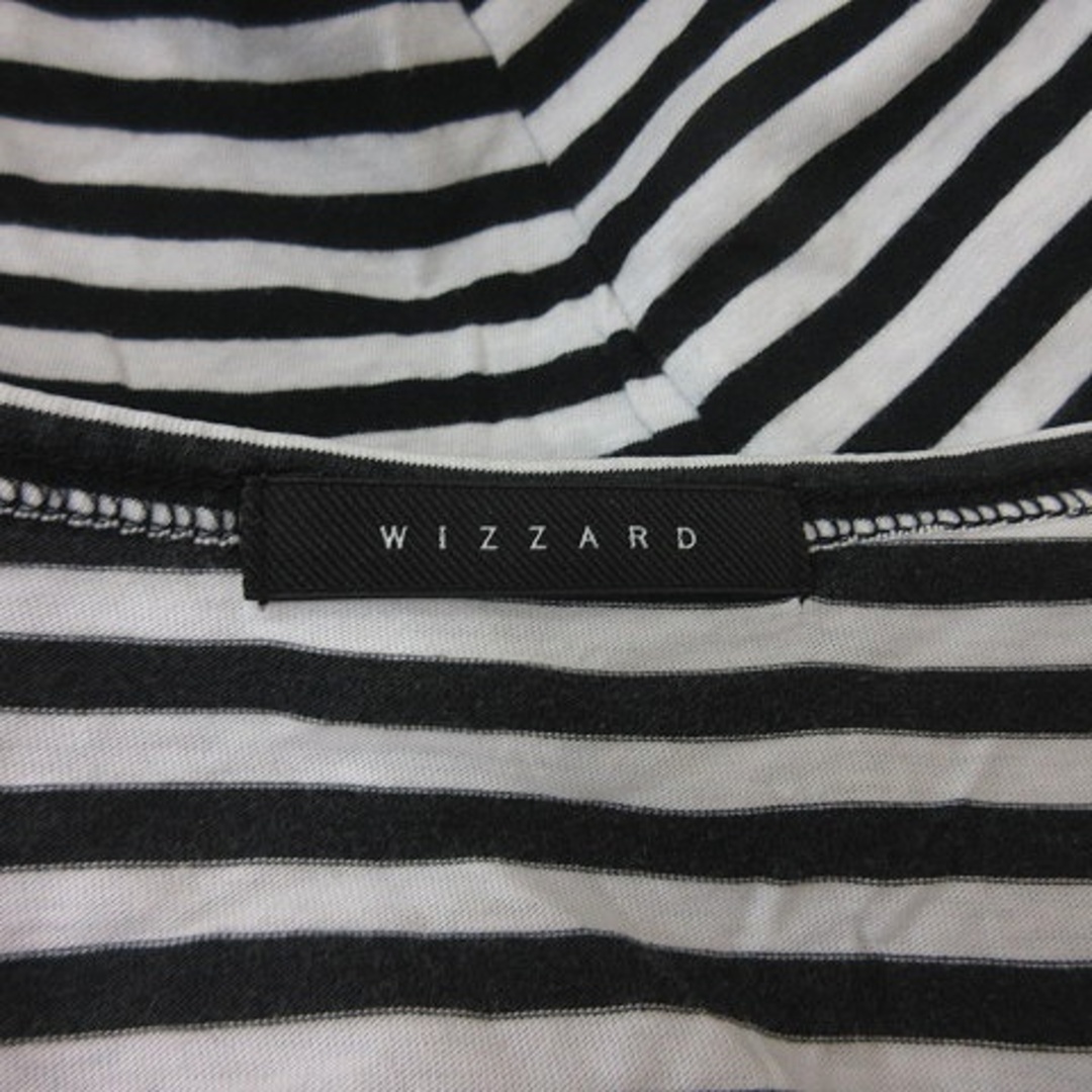 Wizzard(ウィザード)のウィザード チュニック カットソー ボーダー 長袖 1 ブラック ホワイト レディースのトップス(チュニック)の商品写真